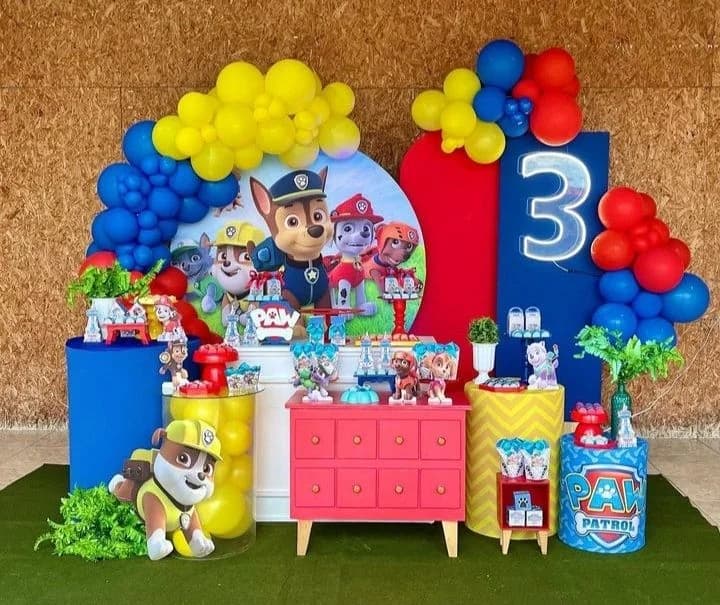 🐾 Decoración con temática de Paw Patrol