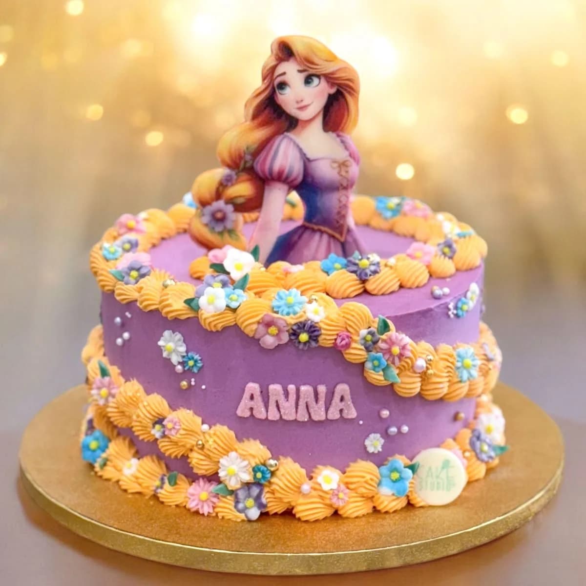 🌸 Tortas con temática de Rapunzel